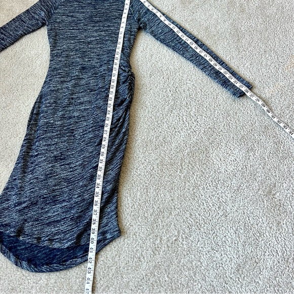 PHILOSOPHY REPUBLIC Clothing Heathered Ruched Body Hugging Dress—SZ. XS - Picture 13 of 15